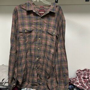 Alesbury Men's Plaid Casual Button Down Shirt - Multicolor